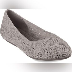 Women’s Skechers Taupe Cleo Point Chic Allure Flat size 9 1/2 nine and a half